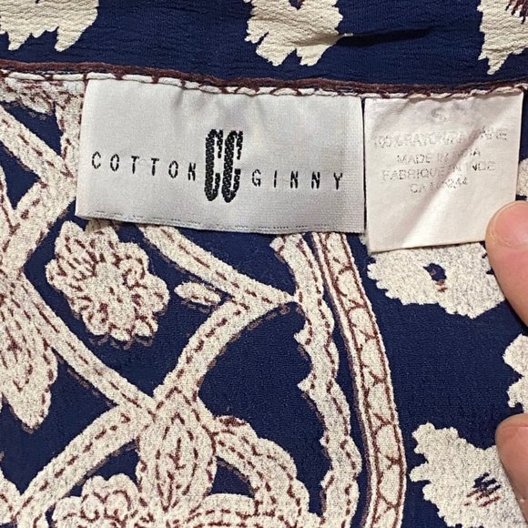 Cotton Ginny Patterned Lightweight Skirt - Picture 3 of 4